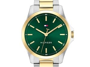 Tommy Hilfiger Men's 2-Hand Quartz Watch – Minimalist Style, Stainless Steel Case, Casual Everyday Wear, Gift for Him