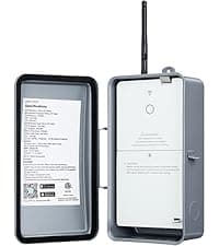 Suraielec Pool Timer, 7-Day 24-Hour Digital Pool Pump Timer, 40 AMP Heavy Duty, 120/240/277 VAC, Outdoor Metal Casing, Electric Switch Box for Swimming Pump, Hot Water Heater, Spa, Lights