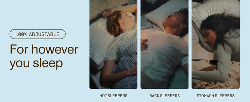 Coop Home Goods Eden Bed Pillow Queen Size for Sleeping on Back, Stomach and Side Sleeper- Medium Soft Memory Foam Cooling Gel - CertiPUR-US/GREENGUARD Gold B01LYU7V4S