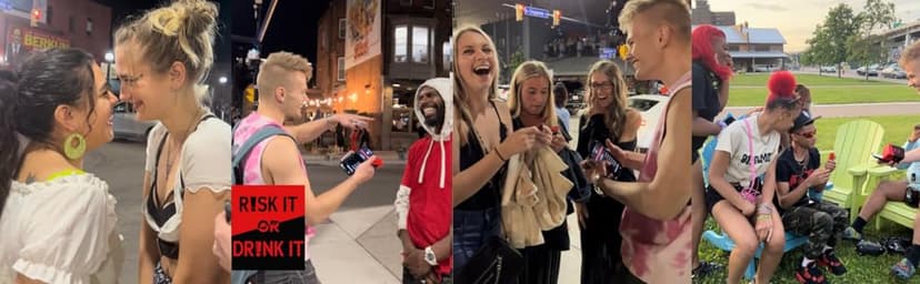 | Fun Drinking Game for Adults: 150 Hilarious Dares & Risky Questions | Adult Party Games for Block Party, Pregame, College, Girls Night, Bachelorette