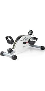 DeskCycle Under Desk Bike Pedal Exerciser - Stationary Bikes for Home & Office - Standard and Adjustable Height Versions