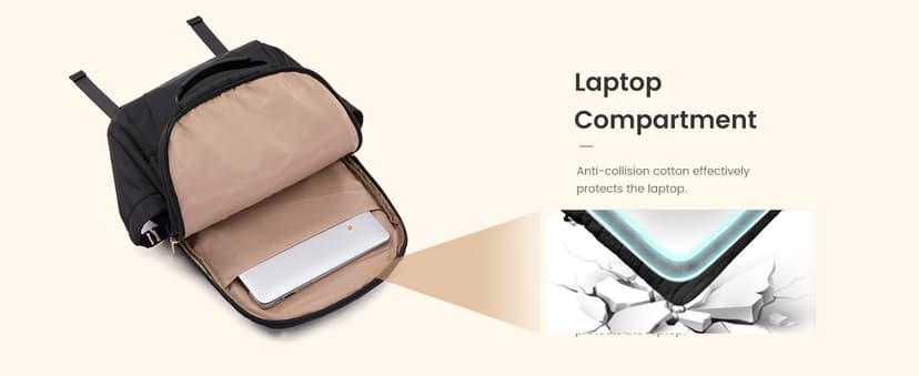 LOVEVOOK Laptop Backpack for Women with 2X Extra-Large Tumbler Pockets, 15.6" Work Backpack Purse, Travel Personal Item Bag, Carry On Business Computer Bag for Office, School, or Gift, Sage Green