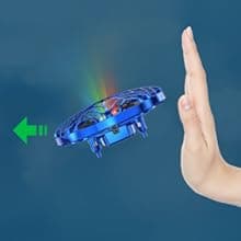 Hand Operated Drone Toy for Kids - Easy Fly Hover Drone with AI Motion Sensor, Rechargeable Drones for Kids 8-12 & 6-8, Safe Mini Quadcopter with Auto Hover, 360 Flip/Roll, Perfect Boys Girls Drones for Age 4-6-8-12 Birthday Gifts