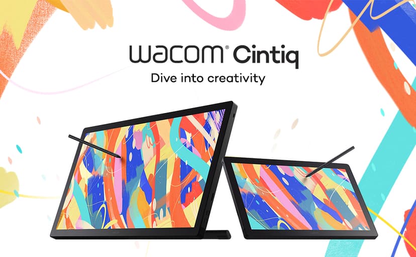 Wacom Cintiq 16 Drawing Tablet with Screen, 16 inch Display, Pro Pen 3 (Battery-Free), 100% sRGB Pen Display for Artists, Designers, Animation, Game Dev, Works with Mac, PC