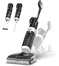 Tineco iFLOOR 5 Breeze Complete Wet Dry Vacuum Cordless Floor Washer, One-Step Cleaning for Hard Floors, Edge Clean, Auto Self-Cleaning, Lightweight & Cordless Design