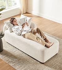 Oversized Recliner Chair for Living Room, Modern Reclining Sofa Home Theater Seating with Upholstered Push Back, Mid-Century Reclining Armchair with Lumbar Support, Bedroom, Reading Nook, Office