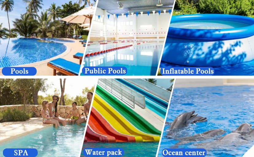 Zhengjiake Pool Vacuum Head with Wheels,14" Heavy Duty Head, Pool Cleaner Vac Head, Flexible Swimming Pool Vacuum Head with Swivel