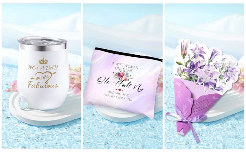 Birthday Gifts for Women Friendship, Gifts for Women Birthday Unique, Best Friend Birthday Gifts, Happy Birthday Gift Basket for Her, Friends, Coworkers, Wife, Mom, Daughter