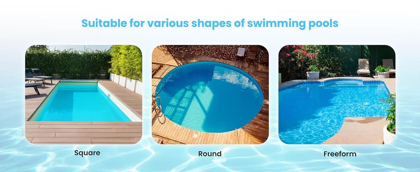 Hydro3 Robotic Pool Cleaner, 150W Cordless Pool Vacuum for Inground/upground Pool Max 861-1070 sq.ft, 200mins Runtime, 2xBrushless-Motor, 4.1L Filter Basket, Wall Climbing/Waterline Clean