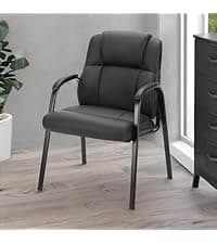 Sweetcrispy Small Office Desk Chair, Ergonomic Low-Back Mesh Rolling Work Swivel Chairs with Wheels, Armless Comfortable Seat Lumbar Support for Home, Bedroom, Study, Student, Adults,Classic Black