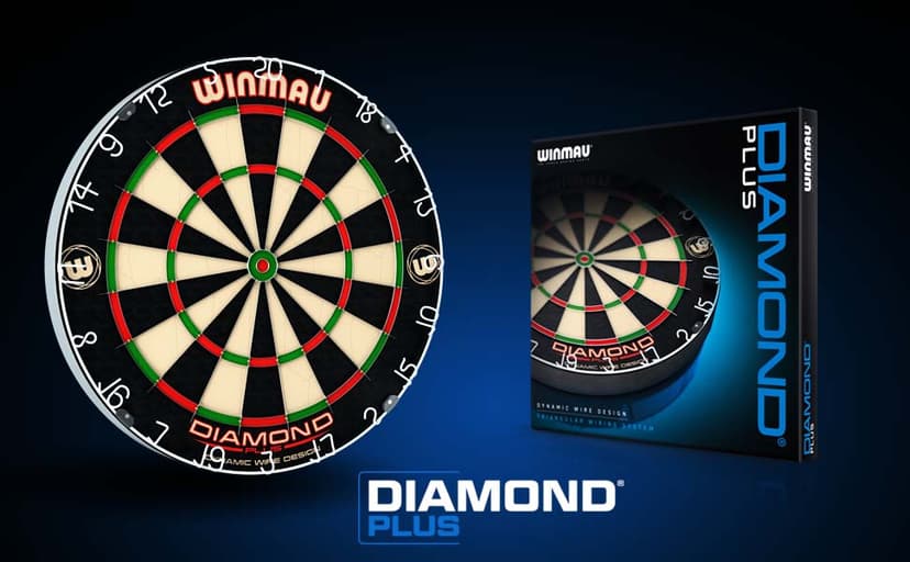 Winmau Diamond Plus Dart Board - Surround Set | Cabinet Set | Dartboard - Professional Darts Accessories - Variety of Options