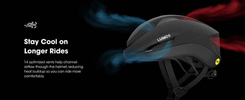 Lumos Ultra Aero GT Road Bike Helmet with Light | MIPS Lightweight Ventilation | Bicycle Helmets Commuter Cycling for Adults: Men, Women