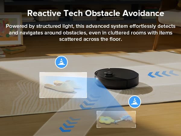 roborock Q10 S5+ Robot Vacuum and Mop, 10,000Pa Suction, Upgraded from Q8 max+, 70 Days Self-Emptying, Obstacle Avoidance, Sonic Mopping, Dual Anti-Tangle Design, Auto Mop Lifting, Ideal for Pet Hair