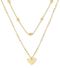 Kendra Scott Elisa Pendant Necklace for Women, Fashion Jewelry, 14k Gold-Plated