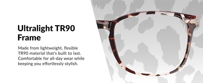 WINTOO Blue Light Glasses for Woman Men | 99% Blue Light Blocking Glasses for Computer Gaming TV Phone Screen Square Frame | Anti Eyestrain & UV Glare Protection - 5 Pair