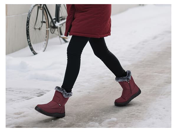 SHIBEVER Women's Snow Boots Winter: Waterproof Fur Lined Anti-Slip Ankle Booties Outdoor Comfortable Warm Women Snow Boot