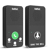 CallToU 2-Way Talk Baby Monitors for Elderly with Call Button Room Monitors for Elderly Monitor with Camera and Audio Night Vision Video Monitor for Elderly Seniors Dementia Patients No WiFi