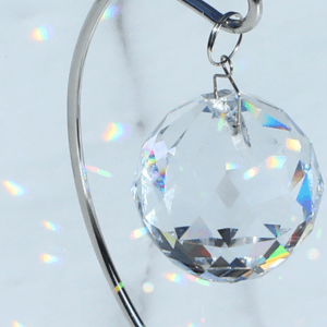 Memorial Gift with Stand, Unique Sympathy Idea for Loss of Family & Loved One, Tabletop Clear Crystal Rainbow Maker, Thoughtful Remembrance Bereavement Box