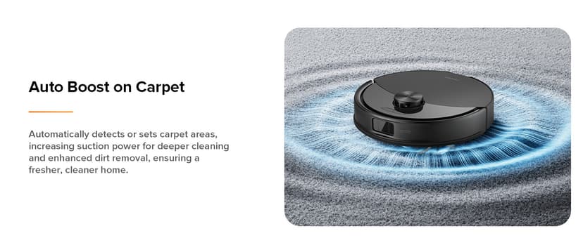roborock Q10 S5+ Robot Vacuum and Mop, 10,000Pa Suction, Upgraded from Q8 max+, 70 Days Self-Emptying, Obstacle Avoidance, Sonic Mopping, Dual Anti-Tangle Design, Auto Mop Lifting, Ideal for Pet Hair