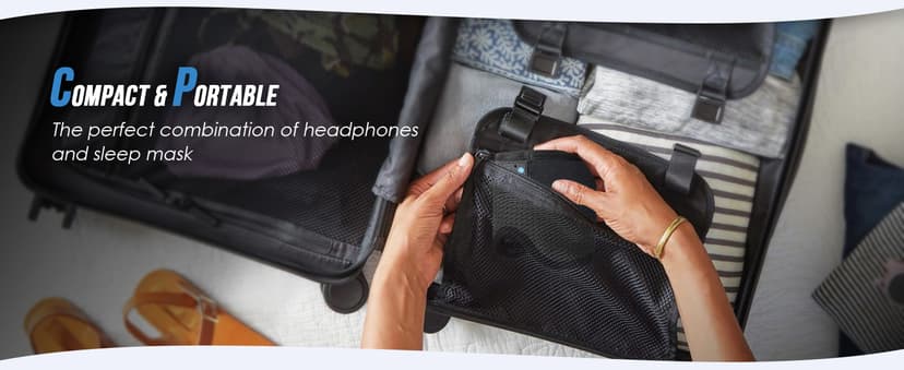 MUSICOZY Sleep Headphones, Bluetooth 5.4 Sleep Mask Headband Headphones Sleeping Eye Mask, Wireless Music Earbuds Earphones with HD Stereo Speakers for Side Sleepers, Cool Gadgets Unique Gift