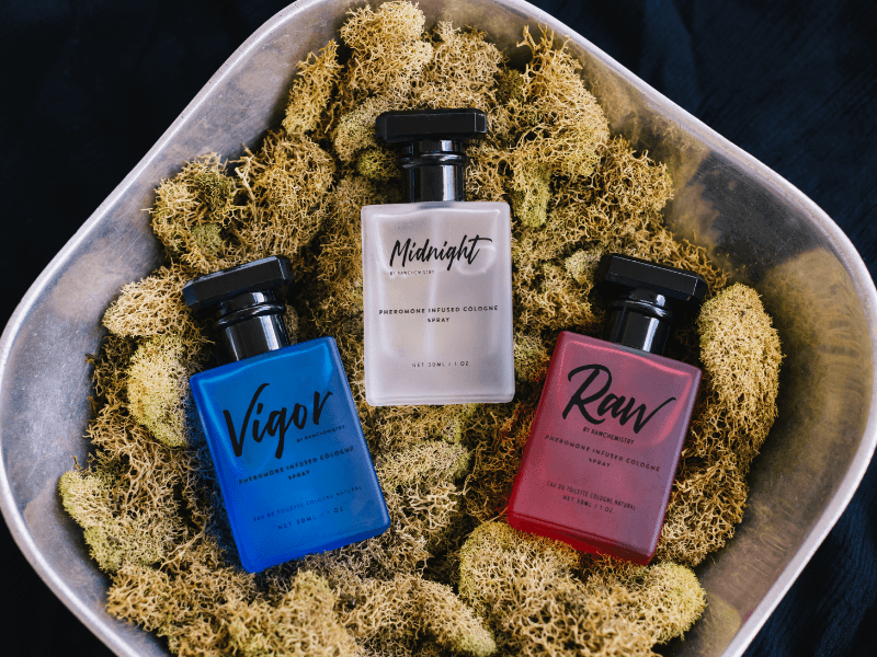RawChemistry - A Pheromone Infused Mens Cologne Gift Set - Set of 3 Colognes
