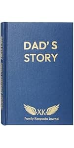 Mom And Dad I Want to Hear Your Life Story Journal (Hardcover). This Journal, Which Includes 250+ Prompt Questions, Is A Sentimental Fathers Day Gift For Dad Thanksgiving Day, Birthdays & Christmas.