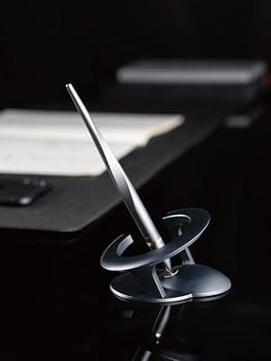 novium Hoverpen Interstellar, Mars Magma, Ballpoint Pen, Unisex, 23.5 Degree Angle, Schmidt Ballpoint Cartridges, Smooth Writing, No Spills, No Spotting, No Explosions