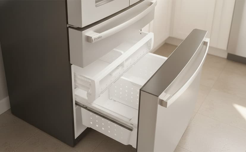 GE Profile PVD28BYNFS 36" 4-Door French Door Refrigerator with 27.6 cu. ft. Total Capacity in Fingerprint Resistant Stainless Steel