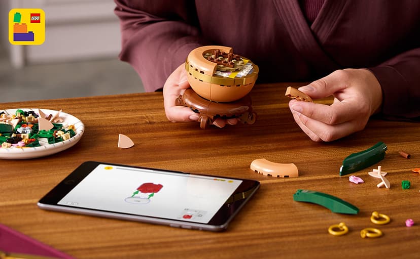 LEGO Botanicals Mini Orchid Building Set - Artificial, Fake Orchid for Home Decor, Adults Ages 18+ - Gift for Birthdays - Indoor Plant Decorations for Table, Desk, Office - 10343