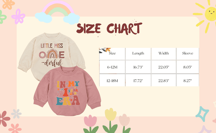 2Pcs Baby Girl First Birthday Romper, 1st Birthday Era Baby Girl Outfits