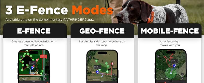 Dogtra PATHFINDER2 MINI Compass Live GPS Dog Tracking & Training System - 4-Mile Range E-Collar Handheld with No Subscription, Offline Maps, GPS Fence, Expandable up to 21 Dogs, for Dogs 15+ lbs