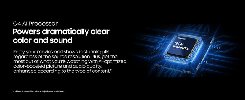 Samsung 65-Inch Class QLED Q7F Series Samsung Vision AI Smart TV (2025 Model, 65Q7F) Quantum HDR, Object Tracking Sound Lite, Q4 AI Gen1 Processor, 4K upscaling, Gaming Hub, Alexa Built-in