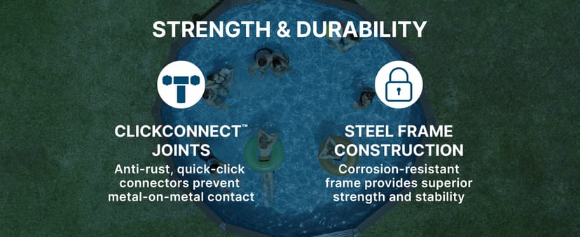 Bestway Power Steel 14’ x 42” Round Above Ground Outdoor Backyard Swimming Pool Set with 1,000 GPH Filter Pump, Ladder, and Pool Cover