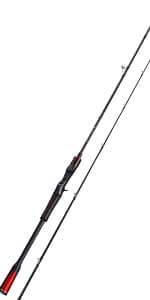 Sougayilang Telescopic Fishing Rod - 24 Ton Carbon Fiber Ultralight Fishing Pole with CNC Reel Seat, Portable Retractable Handle, Stainless Steel Guides for Bass Salmon Trout Fishing