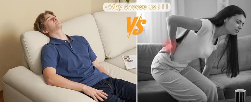 EASE MOOSE Oversized Modular Sectional Sofa,Leather Sectional Couch with Deep Seat,Extra Large U Shaped Couch,Faux Leather Material Sofa Modern Comfy Scratch Resistant,Beige