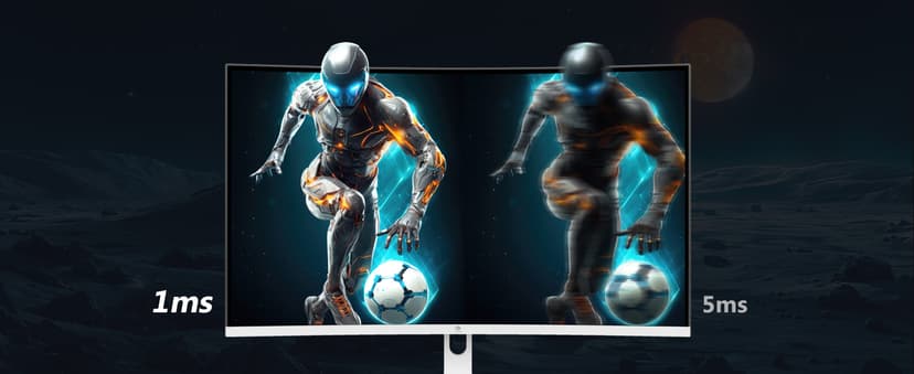 Z Z-EDGE 27 inch Curved Gaming Monitor, FHD 1080P 300Hz 240Hz Computer Monitor, Ultra-Fast MPRT 1ms Curved Monitor, 1500R, 16.7M Colors, UG27H Frameless Bezel, 2X DP 1.4 Ports and 2X HDMI 2.0 Ports