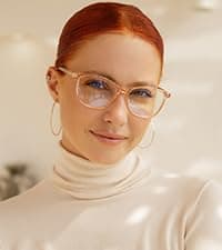 Madison Avenue Square Vintage TR90 Blue Light Blocking Reading Glasses for Women, Anti Eyestrain/Glare Computer Readers