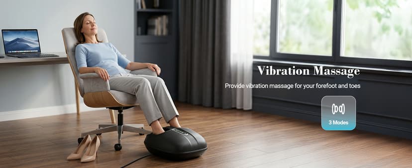 Shiatsu Foot Massager for Plantar Fasciitis with Heat & Remote Control, For Tired Feet, Seniors, Officer, Gifts for Women Men CuPiLo Foot Massager FSA Eligible HSA, 5 Compression Levels & Deep Kneading B0D25QHBS8