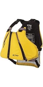 Onyx U.S. Coast Guard and Transport Canada Approved MoveVent Dynamic Paddle Vest for Adults for Kayaking, Canoeing, Stand Up Paddleboarding