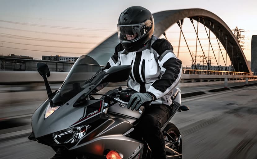 ScorpionEXO Ryzer Full Face Motorcycle Helmet with Pinlock Ready Shield with Integrated Speaker Pockets DOT ECE Approved Solid (Matte Black - X-Large)