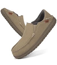 LongBay Men's Memory Foam Diabetic Slippers Comfy Warm Plush Fleece Arthritis Edema Swollen House Shoes