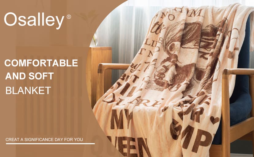 CENSIHER Gift for Wife from Husband to My Wife Blanket Wedding Anniversary Romantic Gifts for Women Birthday Christmas Valentine's Mother's Day Healing Thoughts Blanket Presents for Her