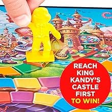 Hasbro Gaming Candy Land Kingdom of Sweet Adventures Board Game for Kids, Easter Gifts for Boys and Girls, Ages 3 & Up (Amazon Exclusive)