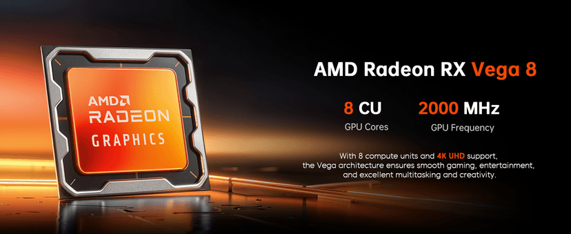 ACEMAGICIAN Kron Mini K1 Mini PC, Ryzen 7 7730U(Upgraded 5825U/7430U), 16GB DDR4 512GB SSD Mini Computers(up to 4.5Ghz), Light Gaming Desktop 4K Triple Display Mini Desktop Bluetooth/WiFi6/Office