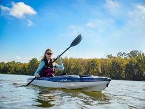 Pelican Argo 100X EXO - Recreational Sit in Kayak - Lightweight Patented Ram-X™ Material - Ergobreeze™ Seating System - 10 ft