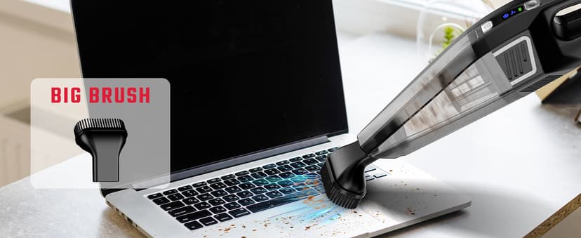 Handheld Vacuum Cordless, 9000PA Strong Suction, 2 Suction Modes, Fast Type-C Charging, Lightweight, Portable Car Vacuum Cleaner for Home Pet Office