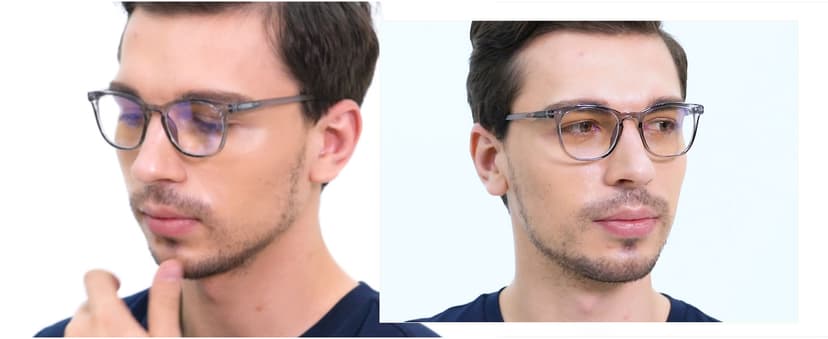 ANDWOOD Blue Light Blocking Glasses Women Men Computer Small Face Clear Bluelight Blocker Eyeglasses Frame