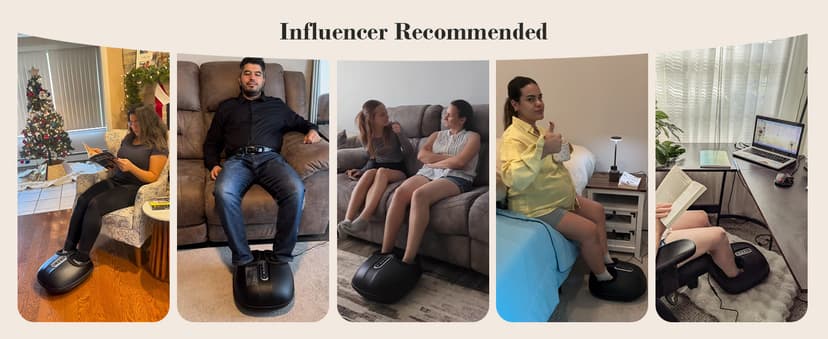 Shiatsu Foot Massager for Plantar Fasciitis with Heat & Remote Control, For Tired Feet, Seniors, Officer, Gifts for Women Men CuPiLo Foot Massager FSA Eligible HSA, 5 Compression Levels & Deep Kneading B0D25QHBS8