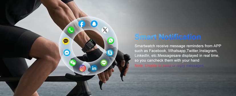 Smart Watch, 1.85" HD Smartwatch for Men Women (Answer/Make Calls), Fitness Watch with Heart Rate/Sleep/IP68 Waterproof/120+ Sports Modes, Pedometer, Android Smart Watch for Android iOS (Black)