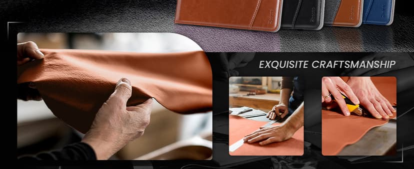 ZtotopCases for iPad Pro 12.9 6th/5th/4th/3rd Generation Case 2022/2021/2020/2018, Premium PU Leather Folio Cover, Auto Wake/Sleep, Multi Viewing Angles, Supports Pencil Pro and Touch ID, Brown